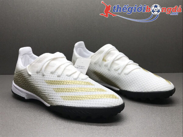 Giày đá bóng trẻ em Adidas X Ghosted.3 TF Trắng