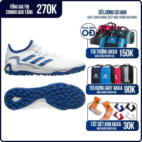Adidas Copa Sense.3 TF - Trắng/xanh - GW4963