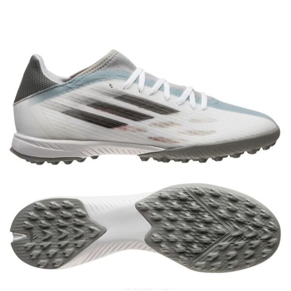 Giày đá bóng Adidas X Speedflow.3 TF - Trắng/xám - FY3313