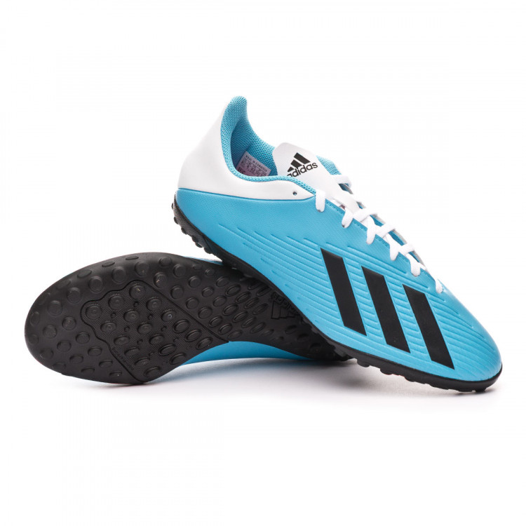 Giày đá bóng trẻ em Adidas Xtango 19.4 TF Xanh lơ/Trắng