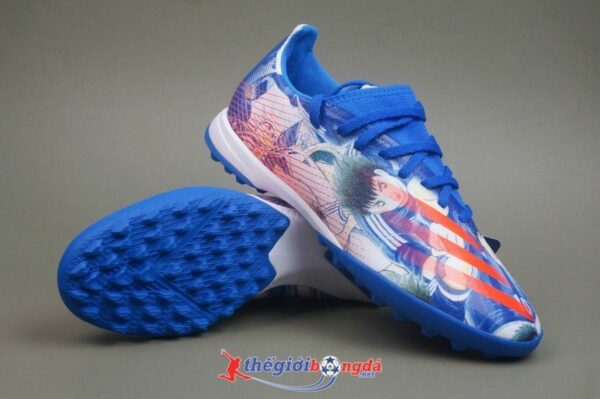 Giày đá bóng Adidas XGhosted.3 Tsubasa Xanh