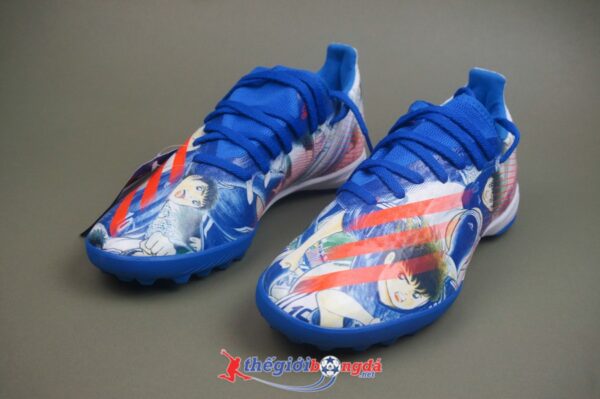 Giày đá bóng Adidas XGhosted.3 Tsubasa Xanh