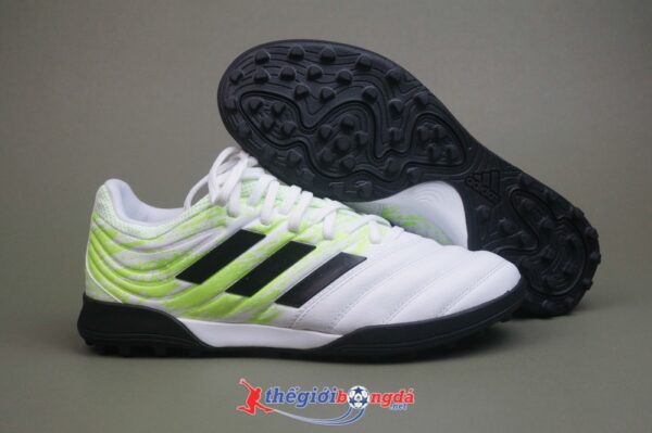Giày đá bóng Adidas Copa 20.3 TF Trắng/Xanh nõn