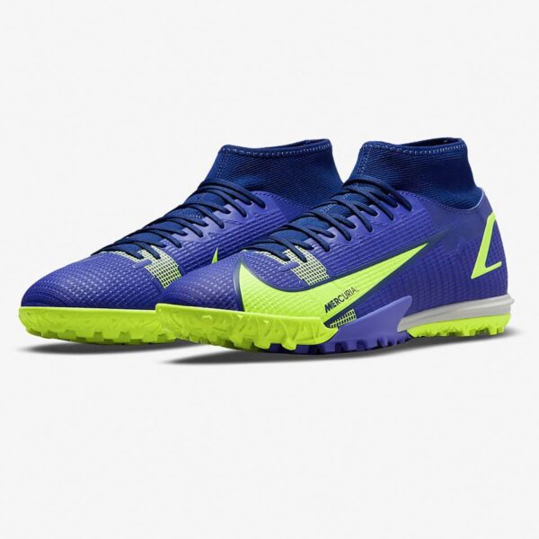 Nike Mercurial Superfly 8 Academy TF - Xanh/tím