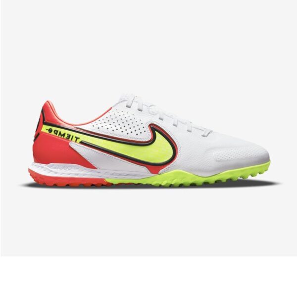 Giày đá bóng Nike Tiempo 9 Pro TF - Trắng/Cam - DA1192-176