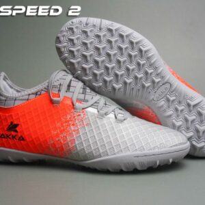Giày AKKA Kid Speed 2-Bạc/cam