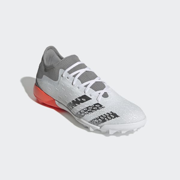 Giày đá bóng Adidas Predator Freak.3 L TF Trắng/Xám - FY6292
