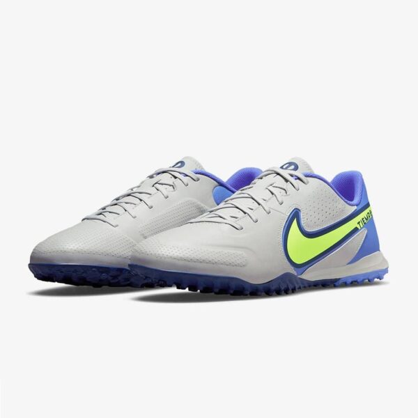 Nike Tiempo 9 Academy TF - Xám/tím - DA1191-075