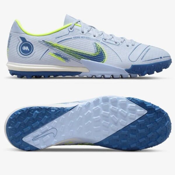 Nike Vapor 14 Academy TF - Xám/Xanh - DJ2879-054