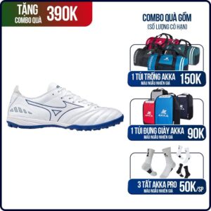 Mizuno Morelia Neo III Pro TF - Trắng/Xanh - P1GD228425