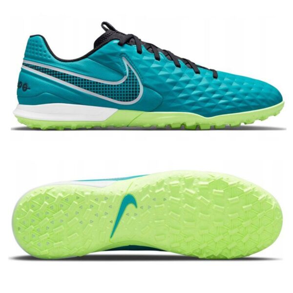Giày đá bóng Nike Tiempo 8 Legend Academy TF - Xanh Ngọc AT6100-303