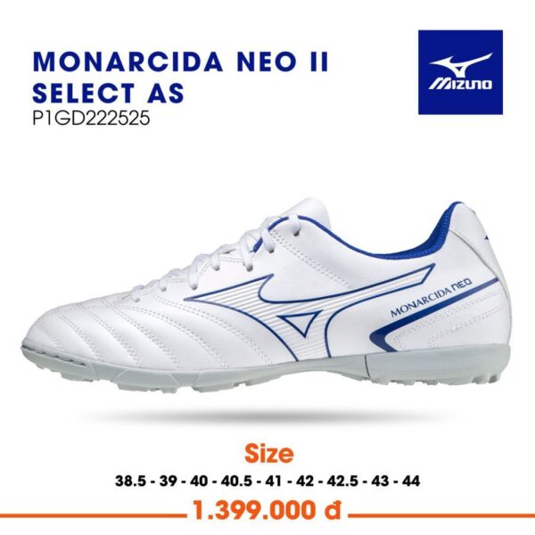 Mizuno Monar Neo II Select AS - Trắng