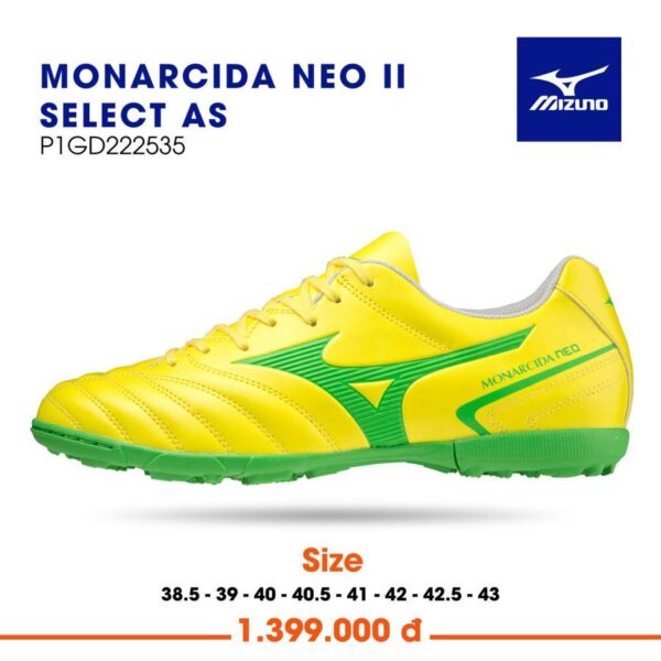 Mizuno Monar Neo II Select AS-Vàng