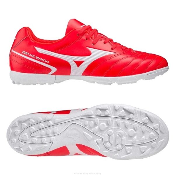 Giày đá bóng Mizuno Monacirda Neo II Select TF Đỏ/Trắng