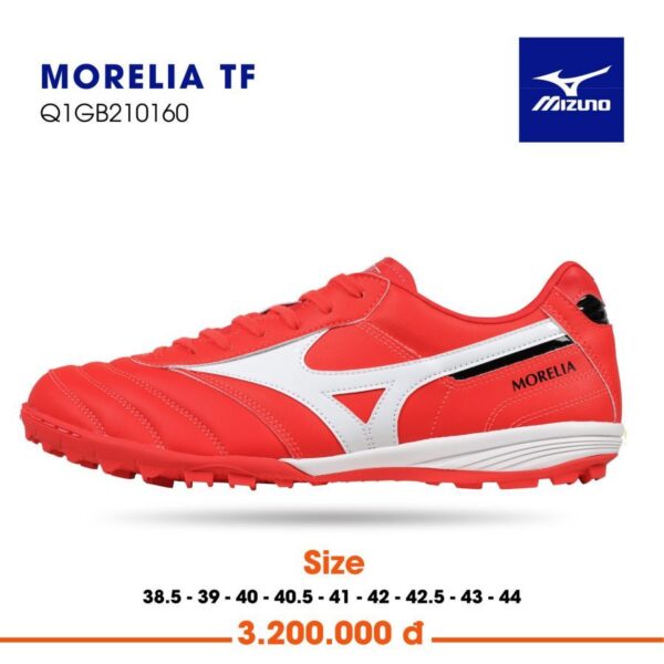 Mizuno Morelia TF - Đỏ/Trắng - Q1GB210160